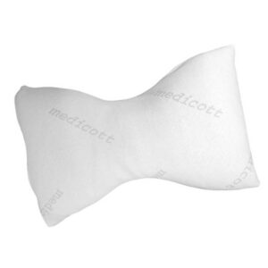 Headrest Kissen vor weissem Hintergrund