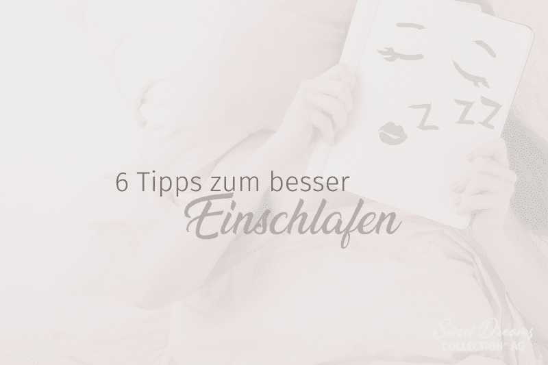 Beitragsgrafik besser Einschlafen